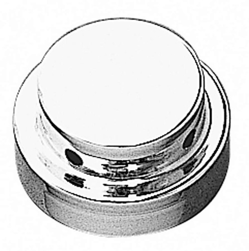 Radiator / Intercooler Cap Cover - Snap On - Steel - Chrome - GM - Each