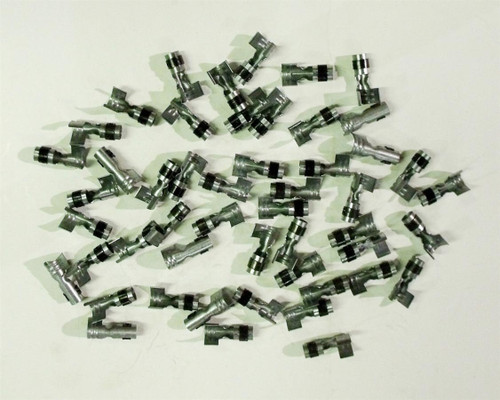 Spark Plug Wire Terminals - Spring Lock - Straight - 8 mm Wire - Set of 50