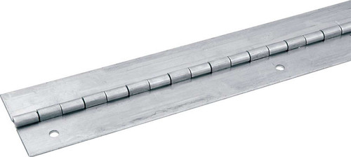Hinge - Low Profile - 36 in Long - Aluminum - Natural - Each