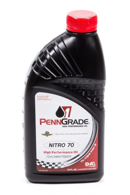 Motor Oil - Nitro - High Zinc - 70W - Conventional - 1 qt Bottle - Each Motor Oil - Nitro - High Zinc - 70W - Conventional - 1 qt Bottle - Each