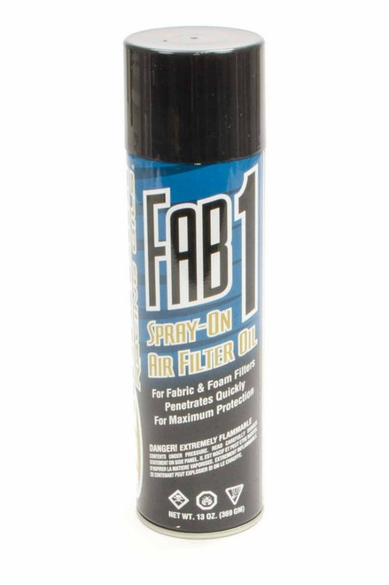 Air Filter Oil - Fab1 - 13.0 oz Aerosol - Fabric Filters - Each Air Filter Oil - Fab1 - 13.0 oz Aerosol - Fabric Filters - Each