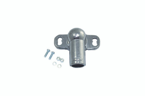 Air Cleaner PCV Fitting - 90 Degree - 2 in Length - 3/4 in Hose Barb - Aluminum - Natural - Each