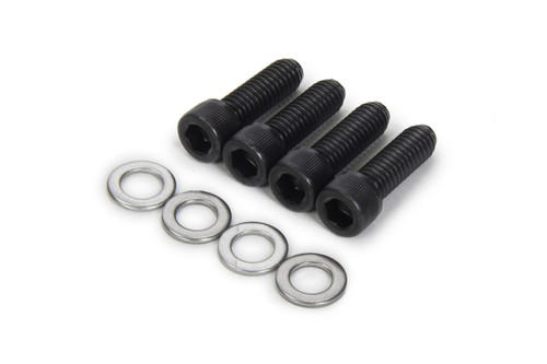 Torque Ball Housing Bolt Kit - 5/16-18 in Thread - 1 in Long - Washers Included - Steel - Black Oxide - Set of 4
