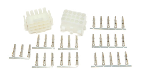 Wire Terminal - Quick Disconnect - Female / Male - 15 Wire - Plastic - Natural - 20-14 Gauge Wire - Kit