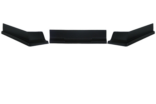 Air Valance - 3 Piece - Plastic - Black - Dirt Modified - Kit