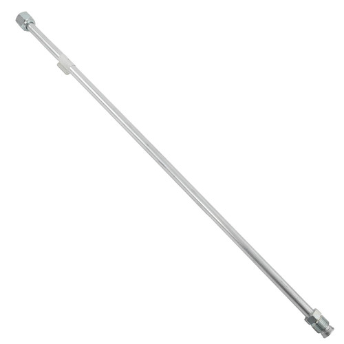 Refrigerant Hard Line - U-Bend Em - 24 in Long - 8 AN Male O-Ring / 8 AN Female O-Ring Fittings - Aluminum - Natural - Each
