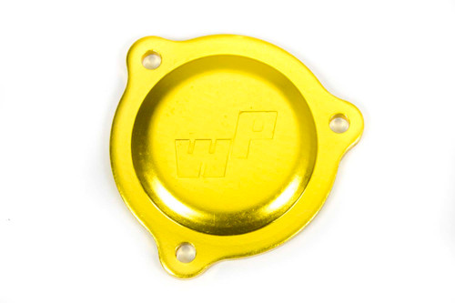 Gear Cover Bearing Cap - 3-Bolt - Aluminum - Gold Anodized - Winters Quick Change - Each Gear Cover Bearing Cap - 3-Bolt - Aluminum - Gold Anodized - Winters Quick Change - Each
