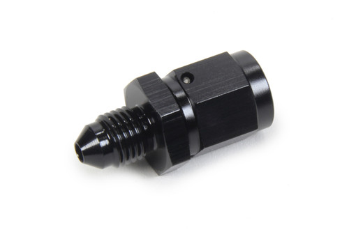Fitting - Adapter - Straight - 4 AN Female Swivel to 3 AN Male - Aluminum - Black Anodized - Each