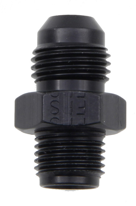 Fitting - Adapter - Straight - 6 AN Male to 1/2-20 in Inverted Flare Male - Aluminum - Black Anodized - Hardline - Each