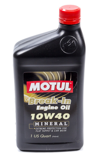 Motor Oil - Break-In - High Zinc - 10W40 - Conventional - 1 qt Bottle - Each