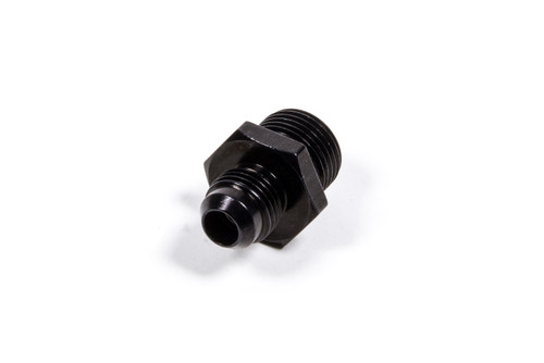 Fitting - Adapter - Straight - 18 mm x 1.50 Male to 6 AN Male - Aluminum - Black Anodized - Each