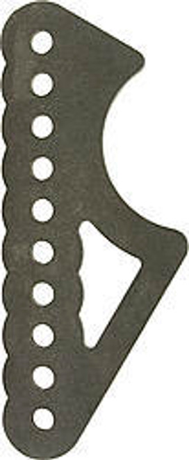 Shock Mounting Housing Bracket - Weld-On - Rear - Lower - 1/4 in Thick - 3/8 in Holes - Steel - Natural - 3 in Axle Tubes - Each