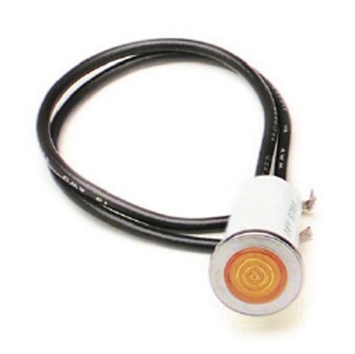 Indicator Light - 1/2 in OD - Amber - Universal - Each