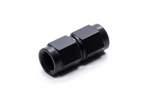 Fitting - Adapter - Straight - 6 AN Female to 6 AN Female Swivel - Aluminum - Black Anodized - Each