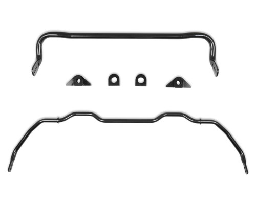 Sway Bar - Anti-Roll - OE Replacement - Front / Rear - 32 mm Diameter Front - 22 mm Diameter Rear - Bolt-On - Bushings / Hardware Included - Steel - Black Powder Coat - Tesla 3 2017-22 - Kit