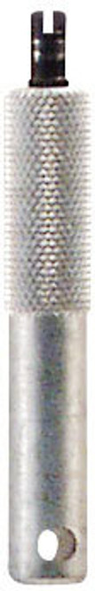 Valve Stem Core Tool - Aluminum / Steel - Knurled - Natural - Each