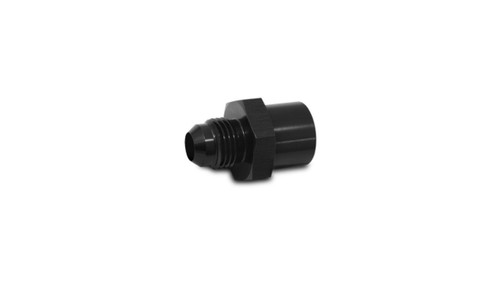 Fitting - Adapter - Straight - 16 mm x 1.50 Female to 8 AN Male - Aluminum - Black Anodized - Each