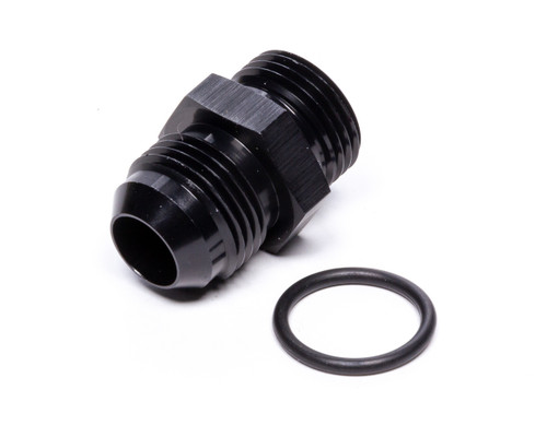 Fitting - Adapter - Straight - 10 AN Male Flare to 10 AN O-Ring Male - Aluminum - Black Anodized - Each