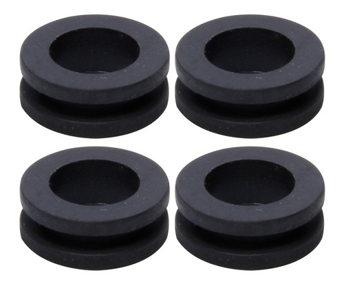 Tire Pressure Relief Valve Grommet - Rubber - Black - Ti22 Tire Pressure Relief Valves - Set of 4