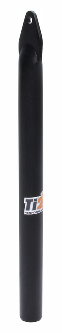 Wing Post - Front - Straight - 12 in Long - 1 in OD - Aluminum - Black Powder Coat - Sprint Car - Each