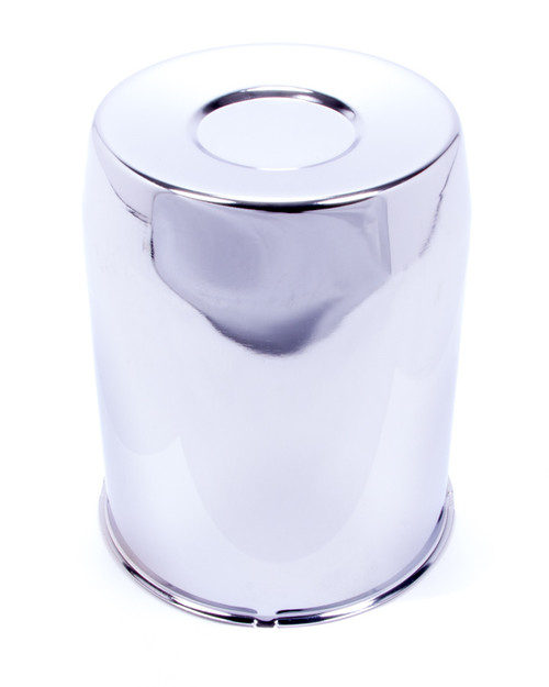 Wheel Center Cap - 5.100 in OD - 6.25 in Tall - Closed End - Steel - Chrome - Universal - Each