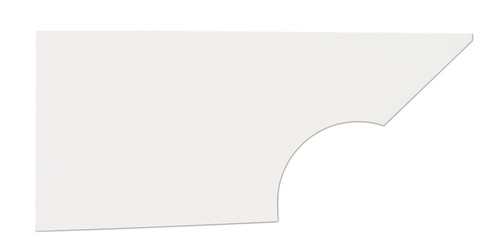 Quarter Panel - MD3 - Passenger Side - Plastic - White - Dirt Modified - Each