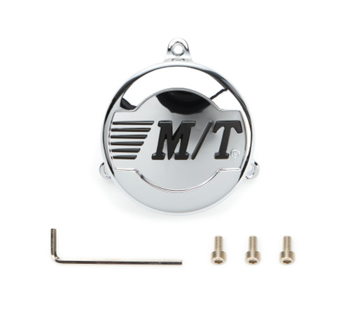 Wheel Center Cap - 4.370 in OD - Closed End - Bolt-On - Plastic - Polished - Mickey Thompson Classic III - Each