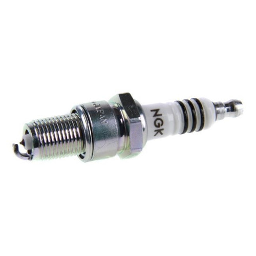 Spark Plug - NGK Iridium IX - 14 mm Thread - 0.749 in Reach - Gasket Seat - Stock Number 6684 - Resistor - Each
