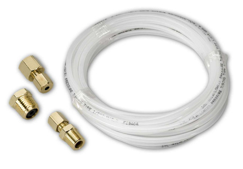 Gauge Line Kit - 1/8 in Diameter - 12 ft - Ferrules / Fittings Included - Nylon - Mechanical Pressure Gauges - Kit