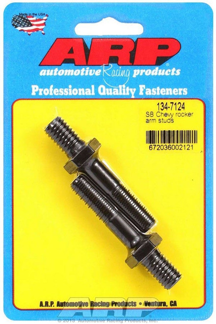 Rocker Arm Stud - High Performance Series - 7/16-14 in Base Thread - 3/8-24 in Top Thread - 1.895 in Effective Stud Length - Chromoly - Universal - Pair