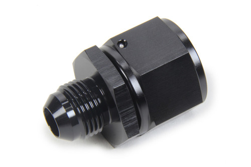 Fitting - Adapter - Straight - 12 AN Female Swivel to 8 AN Male - Aluminum - Black Anodized - Each