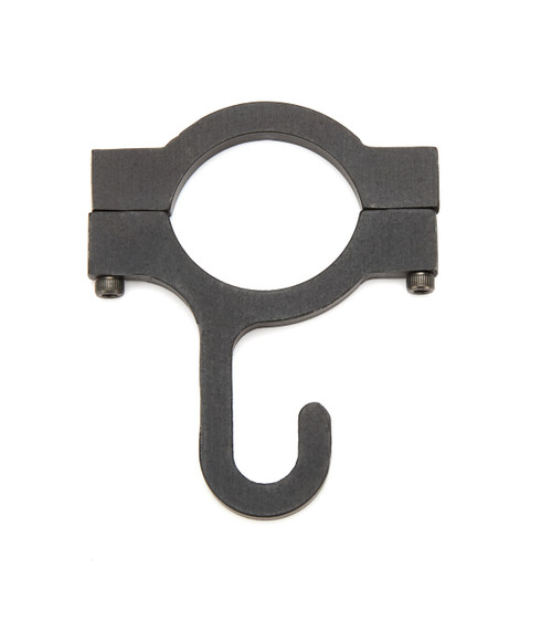 Helmet Hook - Clamp-On - Aluminum - Black Anodized - 1-1/2 in OD Tube - Each Helmet Hook - Clamp-On - Aluminum - Black Anodized - 1-1/2 in OD Tube - Each