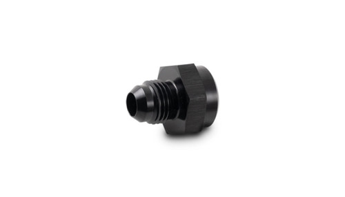 Fitting - Adapter - Straight - 5/8-18 in Inverted Flare Female to 6 AN Male - Aluminum - Black Anodized - Each