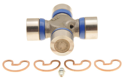Universal Joint - 1350 Series - 1.188 in Bearing Caps - Clips Included - Greasable - Steel - Natural - Each