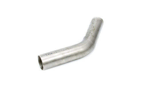 Exhaust Bend - 45 Degree - Mandrel - 2-1/4 in Diameter - 3-1/2 in Radius - 6 x 6 in Legs - 16 Gauge - Stainless - Each