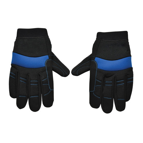 Shop Gloves - Winching Glove - Reinforced Palms - Hook and Loop Closure - Synthetic Leather - Pair