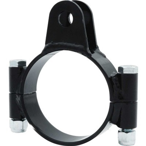 Axle Tube Ring - 3 in ID - 1 in Wide - 3/8 in Hole - 2-Bolt - Steel - Black Paint - Quick Change - Each