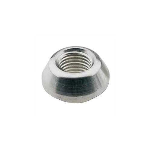 Bung - 3/8 in NPT - Weld-On - 3/4 in Step - Aluminum - Natural - Each