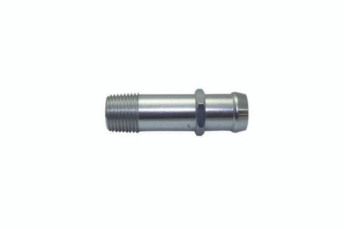 Fitting - Adapter - Straight - 1/2 in NPT Male to 3/4 in Hose Barb - Aluminum - Natural - Heater Hose - Each Fitting - Adapter - Straight - 1/2 in NPT Male to 3/4 in Hose Barb - Aluminum - Natural - Heater Hose - Each