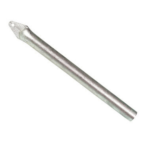 Wing Post - Nose - 12-5/8 in Long - Straight - Steel - Chrome - Sprint Car - Each