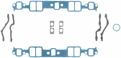 Intake Manifold Gasket - 1.228 x 1.99 in Rectangular Port - Steel Core Laminate - Small Block Chevy - Kit Intake Manifold Gasket - 1.228 x 1.99 in Rectangular Port - Steel Core Laminate - Small Block Chevy - Kit