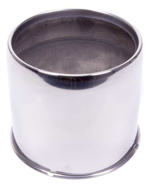 Wheel Center Cap - 5.100 in OD - 4.25 in Tall - Open End - Stainless - Polished Universal - Each