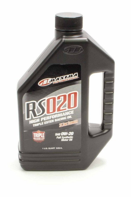 Motor Oil - RS - 0W20 - Synthetic - 1 qt Bottle - Each Motor Oil - RS - 0W20 - Synthetic - 1 qt Bottle - Each