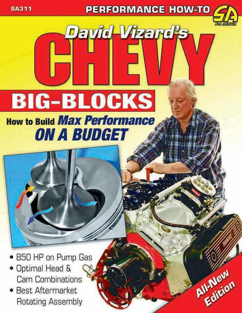 Book - David Vizard's Chevy Big-Blocks: How to Build Max Performance on a Budget - 144 Pages - Paperback - Each