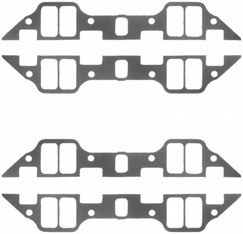 Intake Manifold Gasket - 1.22 x 2.267 in Rectangular Port - Composite - Mopar B / RB-Series - Kit Intake Manifold Gasket - 1.22 x 2.267 in Rectangular Port - Composite - Mopar B / RB-Series - Kit