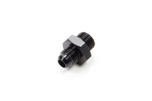 Fitting - Adapter - Straight - 6 AN Male to 16 mm x 1.50 Male - Aluminum - Black Anodized - Each