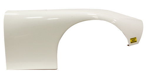 Fender - Passenger Side - ABC - 8 in Wide Tires - Composite - White - Each Fender - Passenger Side - ABC - 8 in Wide Tires - Composite - White - Each