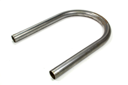 Exhaust Bend - U-Bend - Mandrel - 1-1/2 in Diameter - 6 in Radius - 12 in Legs - 18 Gauge - Steel - Each