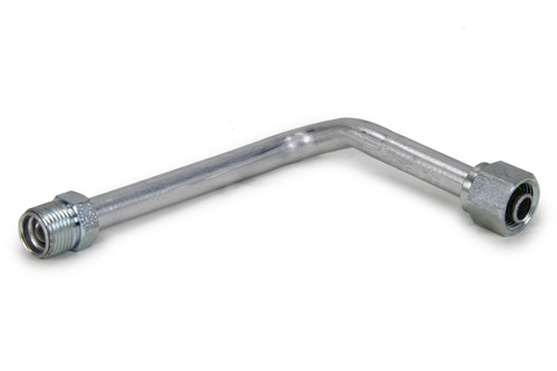 Refrigerant Hard Line - Side Exit - 8 AN Male O-Ring / Female O-Ring Fittings - Aluminum - Natural - Condenser - Ford 1939-40 - Each