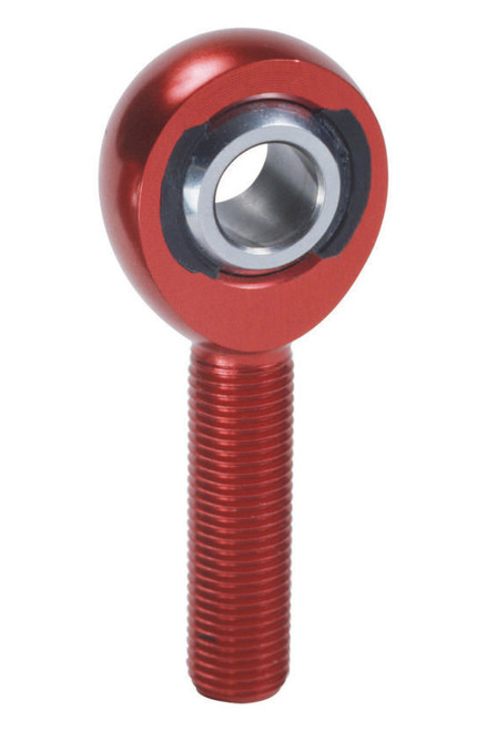 Rod End - AM Series - Spherical - 5/16 in Bore - 5/16-24 in Left Hand Male Thread - Aluminum - Red Anodized - Each